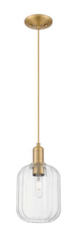Arcadia One Light Mini Pendant in Brushed Brass (405|716-1P-BB-G460-7CL)