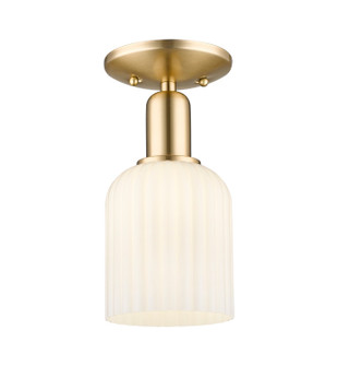 Arcadia One Light Semi-Flush Mount in Champagne Bronze (405|716-1C-CB-G559-5GWH)
