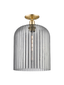 Arcadia One Light Semi-Flush Mount in Champagne Bronze (405|716-1C-CB-G559-12SM)