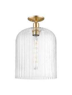 Arcadia One Light Semi-Flush Mount in Champagne Bronze (405|716-1C-CB-G559-12SDY)