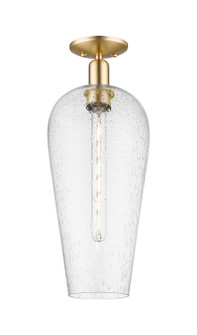 Arcadia One Light Semi-Flush Mount in Champagne Bronze (405|716-1C-CB-G456-8SDY)