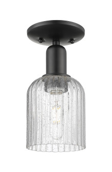 Arcadia One Light Semi-Flush Mount in Matte Black (405|716-1C-BK-G559-5SDY)