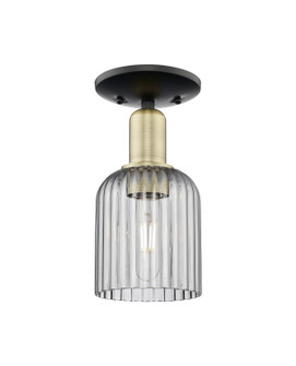 Arcadia One Light Semi-Flush Mount in Black Antique Brass (405|716-1C-BAB-G559-5SM)