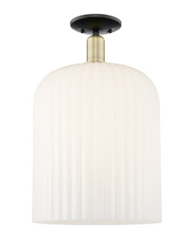 Arcadia One Light Semi-Flush Mount in Black Antique Brass (405|716-1C-BAB-G559-12GWH)