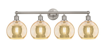 Edison Four Light Bath Vanity in Satin Nickel (405|616-4W-SN-G128-8)