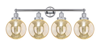 Edison Four Light Bath Vanity in Polished Chrome (405|616-4W-PC-G208-8)