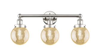 Edison Three Light Bath Vanity in Polished Nickel (405|616-3W-PN-G208-6)