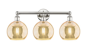 Edison Three Light Bath Vanity in Polished Nickel (405|616-3W-PN-G128-8)