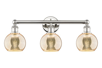 Edison Three Light Bath Vanity in Polished Nickel (405|616-3W-PN-G128-6)