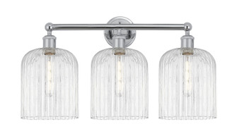 Edison Three Light Bath Vanity in Polished Chrome (405|616-3W-PC-G559-8CL)