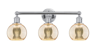 Edison Three Light Bath Vanity in Polished Chrome (405|616-3W-PC-G128-6)