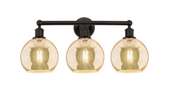 Edison Three Light Bath Vanity in Oil Rubbed Bronze (405|616-3W-OB-G128-8)