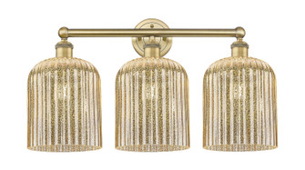 Edison Three Light Bath Vanity in Brushed Brass (405|616-3W-BB-G559-8ME)
