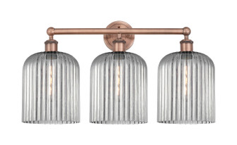Edison Three Light Bath Vanity in Antique Copper (405|616-3W-AC-G559-8SM)