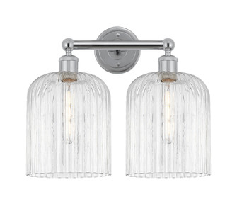 Edison Two Light Bath Vanity in Polished Chrome (405|616-2W-PC-G559-8CL)