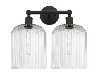 Edison Two Light Bath Vanity in Oil Rubbed Bronze (405|616-2W-OB-G559-8SDY)