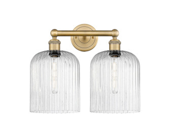 Edison Two Light Bath Vanity in Brushed Brass (405|616-2W-BB-G559-8SDY)