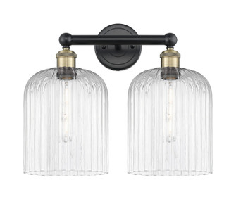 Edison Two Light Bath Vanity in Black Antique Brass (405|616-2W-BAB-G559-8CL)