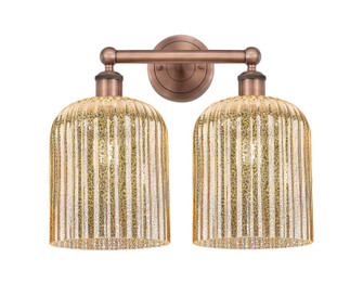 Edison Two Light Bath Vanity in Antique Copper (405|616-2W-AC-G559-8ME)