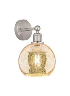 Edison One Light Wall Sconce in Satin Nickel (405|616-1W-SN-G128-8)