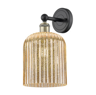 Edison One Light Wall Sconce in Black Antique Brass (405|616-1W-BAB-G559-8ME)