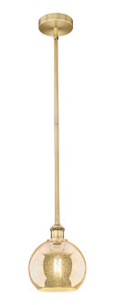 Edison One Light Mini Pendant in Brushed Brass (405|616-1S-BB-G128-8)