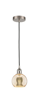Edison One Light Mini Pendant in Brushed Satin Nickel (405|616-1P-SN-G128-6)