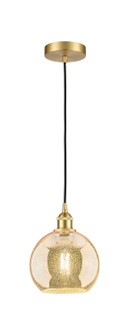 Edison One Light Mini Pendant in Satin Gold (405|616-1P-SG-G128-8)