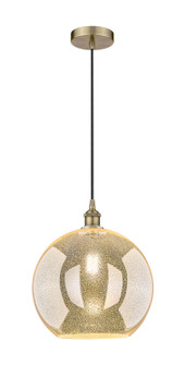 Edison One Light Mini Pendant in Antique Brass (405|616-1P-AB-G128-12)