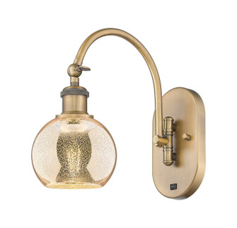 Ballston One Light Swing Arm in Brushed Brass (405|518-1W-BB-G128-6)