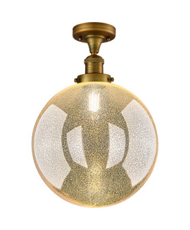 Franklin Restoration One Light Semi-Flush Mount in Brushed Brass (405|517-1CH-BB-G208-12)