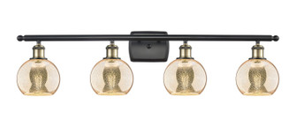 Ballston Four Light Bath Vanity in Black Antique Brass (405|516-4W-BAB-G128-6)