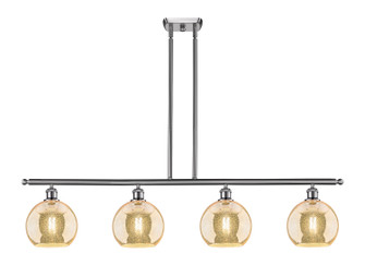 Ballston Four Light Island Pendant in Brushed Satin Nickel (405|516-4I-SN-G128-8)