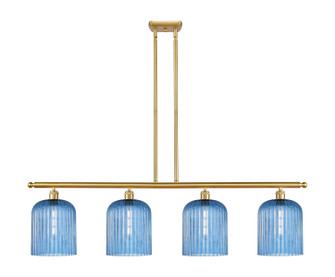 Ballston Four Light Island Pendant in Satin Gold (405|516-4I-SG-G559-8BL)