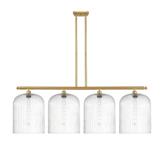 Ballston Four Light Island Pendant in Satin Gold (405|516-4I-SG-G559-12SDY)