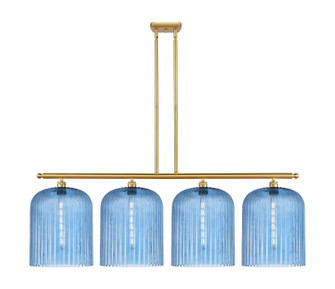 Ballston Four Light Island Pendant in Satin Gold (405|516-4I-SG-G559-12BL)