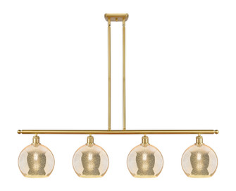 Ballston Four Light Island Pendant in Satin Gold (405|516-4I-SG-G128-10)