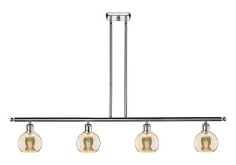Ballston Four Light Island Pendant in Polished Chrome (405|516-4I-PC-G128-6)