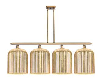 Ballston Four Light Island Pendant in Brushed Brass (405|516-4I-BB-G559-12ME)