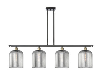 Ballston Four Light Island Pendant in Black Antique Brass (405|516-4I-BAB-G559-8SM)