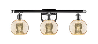 Ballston Three Light Bath Vanity in Polished Chrome (405|516-3W-PC-G128-6)