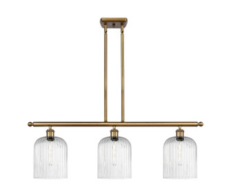 Ballston Three Light Island Pendant in Brushed Brass (405|516-3I-BB-G559-8SDY)