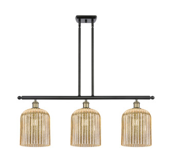 Ballston Three Light Island Pendant in Black Antique Brass (405|516-3I-BAB-G559-8ME)