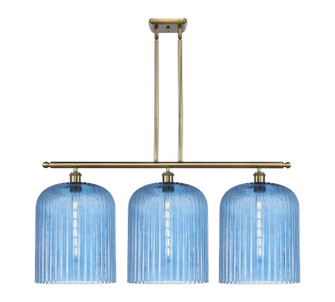 Ballston Three Light Island Pendant in Antique Brass (405|516-3I-AB-G559-12BL)