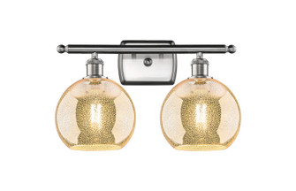 Ballston Two Light Bath Vanity in Brushed Satin Nickel (405|516-2W-SN-G128-8)
