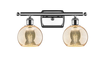 Ballston Two Light Bath Vanity in Polished Chrome (405|516-2W-PC-G128-6)
