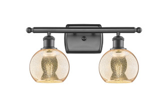 Ballston Two Light Bath Vanity in Oil Rubbed Bronze (405|516-2W-OB-G128-6)