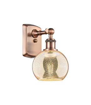 Ballston One Light Wall Sconce in Antique Copper (405|516-1W-AC-G128-6)