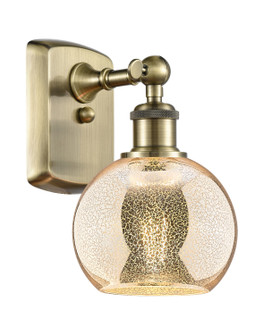 Ballston One Light Wall Sconce in Antique Brass (405|516-1W-AB-G128-6)