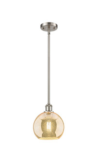 Ballston One Light Mini Pendant in Brushed Satin Nickel (405|516-1S-SN-G128-8)